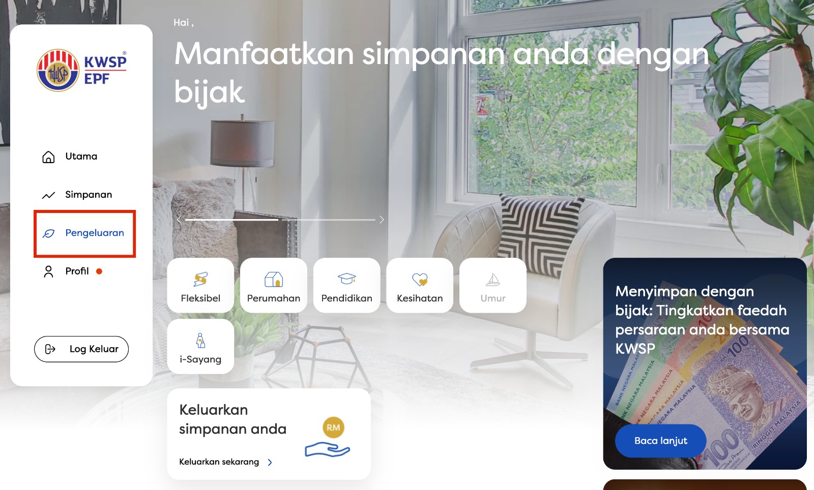 Cara Mohon Pengeluaran KWSP Akaun Sejahtera